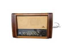 1950 Siemens German Lace SUPER 52 RÁDIO 1950s AM FM mostrador de tubo analógico comprar usado  Enviando para Brazil