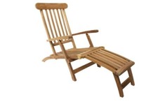 Teak steamer chair for sale  LOUGHBOROUGH