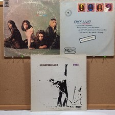 Free 3 LP Lot Fire and Water Live & Heartbreaker Paul Rodgers Vinyl #984 comprar usado  Enviando para Brazil