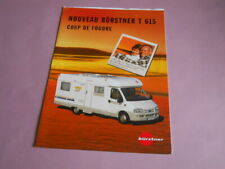 Bürstner t615 brochure d'occasion  Bédée