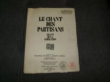 Chant partisans fac d'occasion  Château-d'Olonne