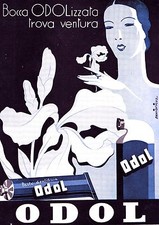 Pubblicita 1939 odol usato  Biella