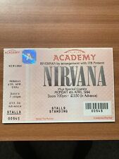 Nirvana concert ticket for sale  BRISTOL