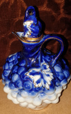 Jarro jarro de porcelana vintage de uva cobalto comprar usado  Enviando para Brazil