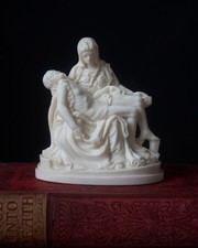 Pieta ornament alabaster for sale  LEVEN