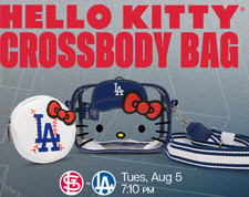 🎀💙 PRÉ-VENDA Bolsa tiracolo Dodgers x Hello Kitty – SGA Giveaway, usado comprar usado  Enviando para Brazil