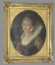 Huile toile portrait d'occasion  Le Teil