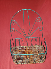 Vintage wire wicker for sale  Bassett