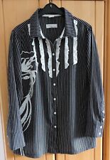 Ausgefallene longbluse schwarz gebraucht kaufen  Hörstel