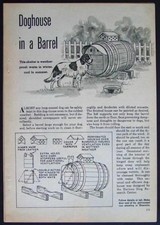 Wooden barrel dog for sale  Diamond Point