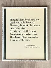 Framed rudyard kipling for sale  CHELTENHAM