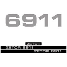 Zetor 6911 Tractor Aftermarket Naklejka Naklejka Adesivo Zestaw naklejek na sprzedaż  Wysyłka do Poland