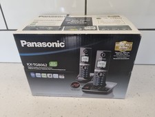 Panasonic KX-TG8062 Doble Teléfonos Inalámbricos Contestador Automático Integrado Negro Nuevo segunda mano  Embacar hacia Mexico