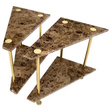 Pair polished brass for sale  USA
