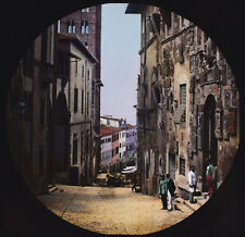 AREZZO BERÇO DE PETRARCA ITÁLIA C1890 Lanterna Mágica Slide FOTO TOSCANA comprar usado  Enviando para Brazil