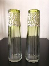 Paire vases verre d'occasion  Montbrison