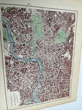 1902 map environ for sale  LEICESTER