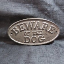 Placa de ferro fundido Beware of the Dog comprar usado  Enviando para Brazil