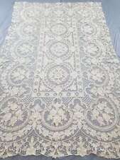 Toalha de mesa vintage Point de Venise agulha renda banquete 251x158cm comprar usado  Enviando para Brazil