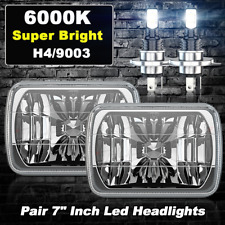 Par de faróis de LED 7x6" 5x7"" com H4 Hi-Lo para Toyota Hilux 1988-97 Pickup 82-95 comprar usado  Enviando para Brazil