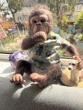 Reborn monkey doll for sale  GLASGOW