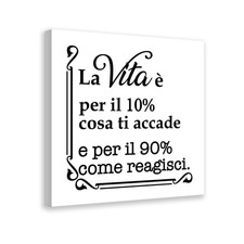 Quadro con scritta usato Quadro con scritta usato  Sava