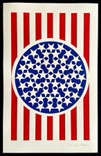 Używany, Robert Indiana Litografia Guggenheim Museum COA numerata a mano -Jasper Johns na sprzedaż  Wysyłka do Poland
