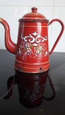 Cafetiere emaillee rouge. d'occasion  Saint-Hilaire-Peyroux
