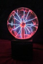 Usado, Vintage 1980 Realista Illuma- Globo de Bola de Plasma Tempestade, 42-3035, Lâmpada, Retrô comprar usado  Enviando para Brazil
