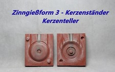 Zinngießform kerzenteller rei gebraucht kaufen  Rothenburg
