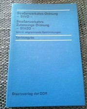 Ddr buch straßenverkehrsordnu gebraucht kaufen  Chemnitz