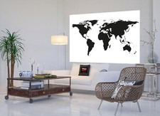 Fototapete weltkarte schwarzwe gebraucht kaufen  Gerstetten