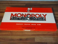 Vintage monopoly waddington for sale  DURHAM
