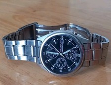 Seiko chronograph stainless for sale  SOUTHAMPTON
