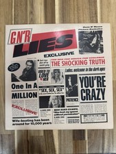 Guns N Roses Lies Live 1988 Geffen GHS 24198 EP LP Uncensored Cover Rare VG+ comprar usado  Enviando para Brazil