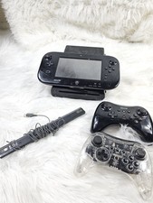 Console Nintendo Wii U WUP-101 (02) 32GB preto WUP-010 testado funciona bem comprar usado  Enviando para Brazil