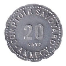 Annecy 02.02 monnaie d'occasion  Belleville
