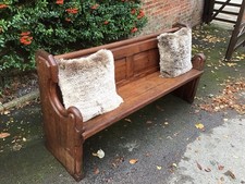 Antique church pew for sale  YORK