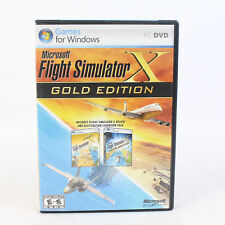 DVD Flight Simulator X Gold Edition Microsoft PC COM DISCO PACOTE DE EXPANSÃO comprar usado  Enviando para Brazil