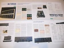 Sansui 1974 Folheto Amplificador AU-9500, Sintonizador TU9500 8 Pgs, Informações+Especificações, Artigos, usado comprar usado  Enviando para Brazil