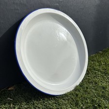 Vintage white enamel for sale  IPSWICH