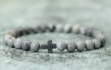 Bracelet perles jaspe d'occasion  Bordeaux-