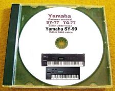 Yamaha SY77 ,TG77 ,SY99  - CD mit (3500 Voice SY77,TG77 + 3000 Voice SY99), usado comprar usado  Enviando para Brazil