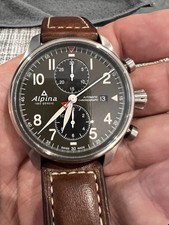 Alpina startimer chronograph for sale  NORTHAMPTON