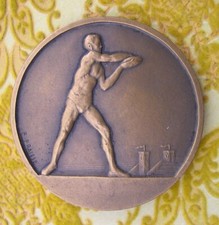Medaille lancer disque d'occasion  Plombières-lès-Dijon