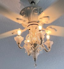 Candelabro de vidro ventilador de teto Casa Deville comprar usado  Enviando para Brazil