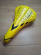 Retro vintage części rowerowe NOS siodełko wiejskie żółte czarne na sprzedaż  PL