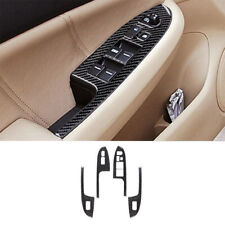 Tampa de controle de porta de fibra de carbono 4 peças acabamento para Honda Accord Sedan 2003-2007 comprar usado  Enviando para Brazil