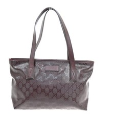 Bolsa de ombro GUCCI logotipo Imprime padrão GG couro PVC roxo SHW Itália 39EE746 comprar usado  Enviando para Brazil