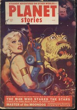 PLANET STORIES July 1952 1st Published Work of Philip K. Dick GD, usado comprar usado  Enviando para Brazil